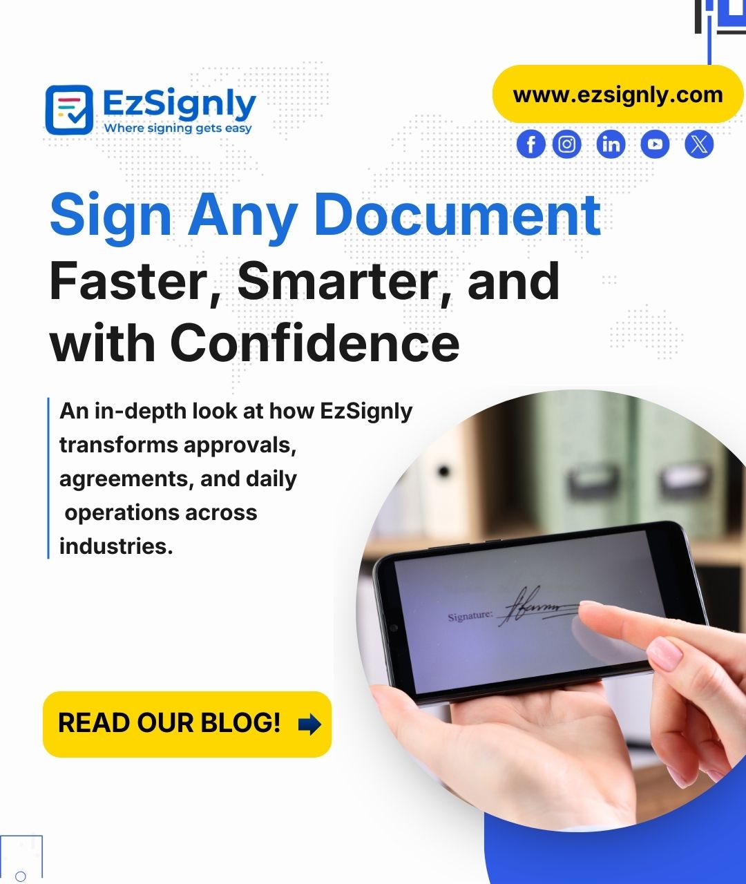 EzSignly: Electronic Signature Software to Sign Any Document with Confidence