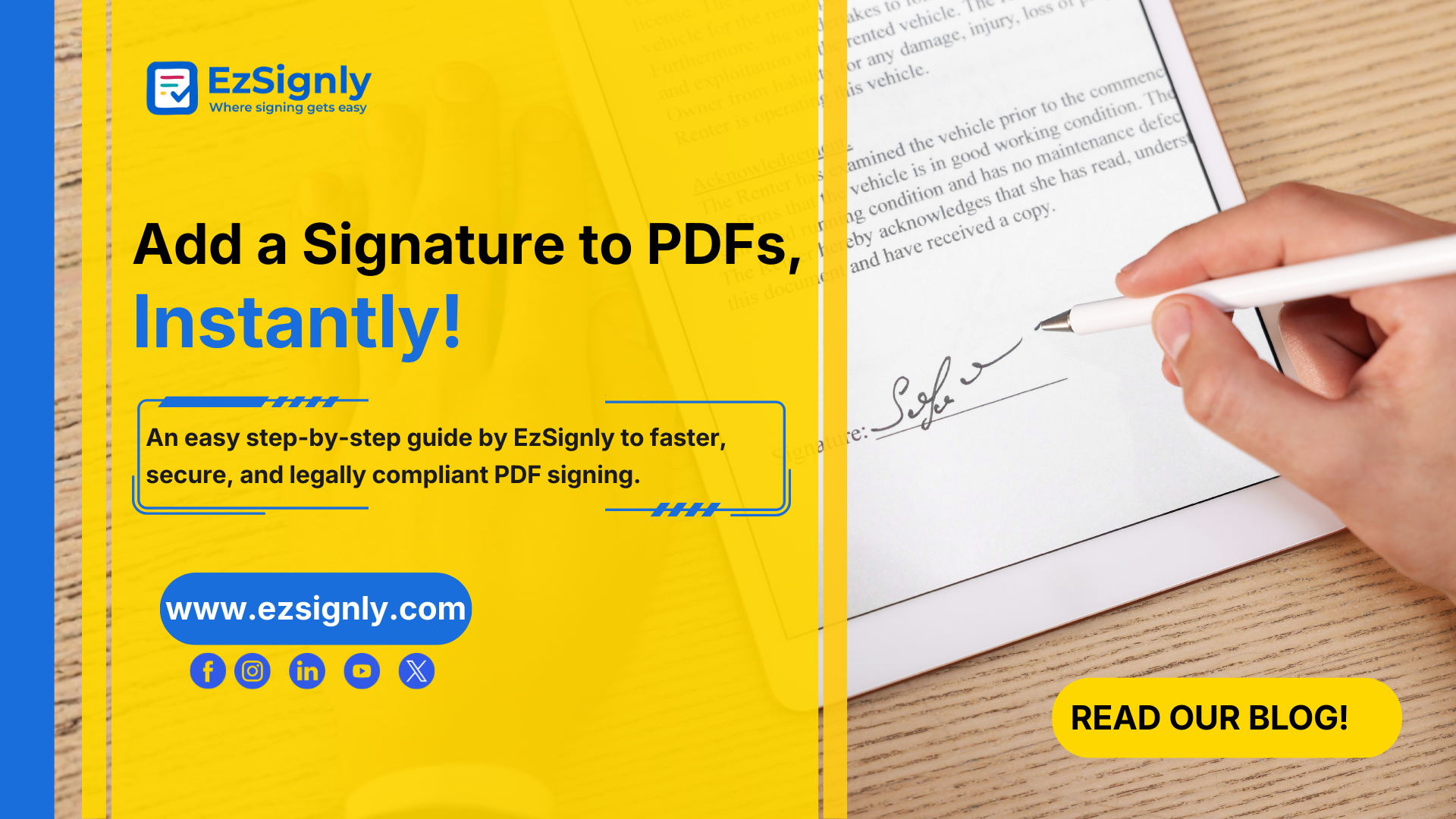 Easy Guide by EzSignly: How to Add a Signature to a PDF File in Minutes ...