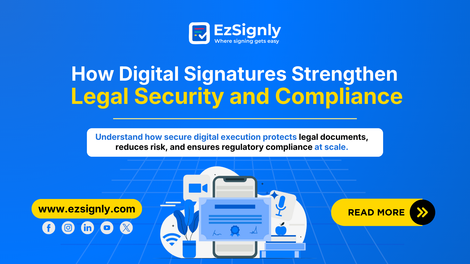 Secure and compliant legal documents with digital signatures