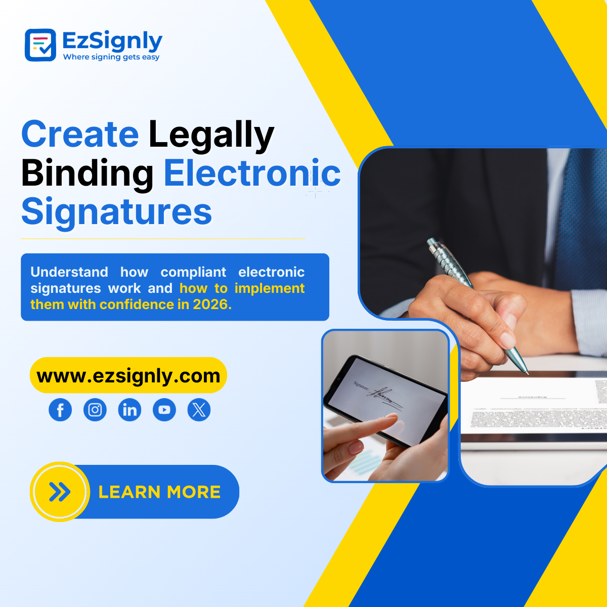 How to Create Legally Binding Electronic Signatures with eSigns in 2026