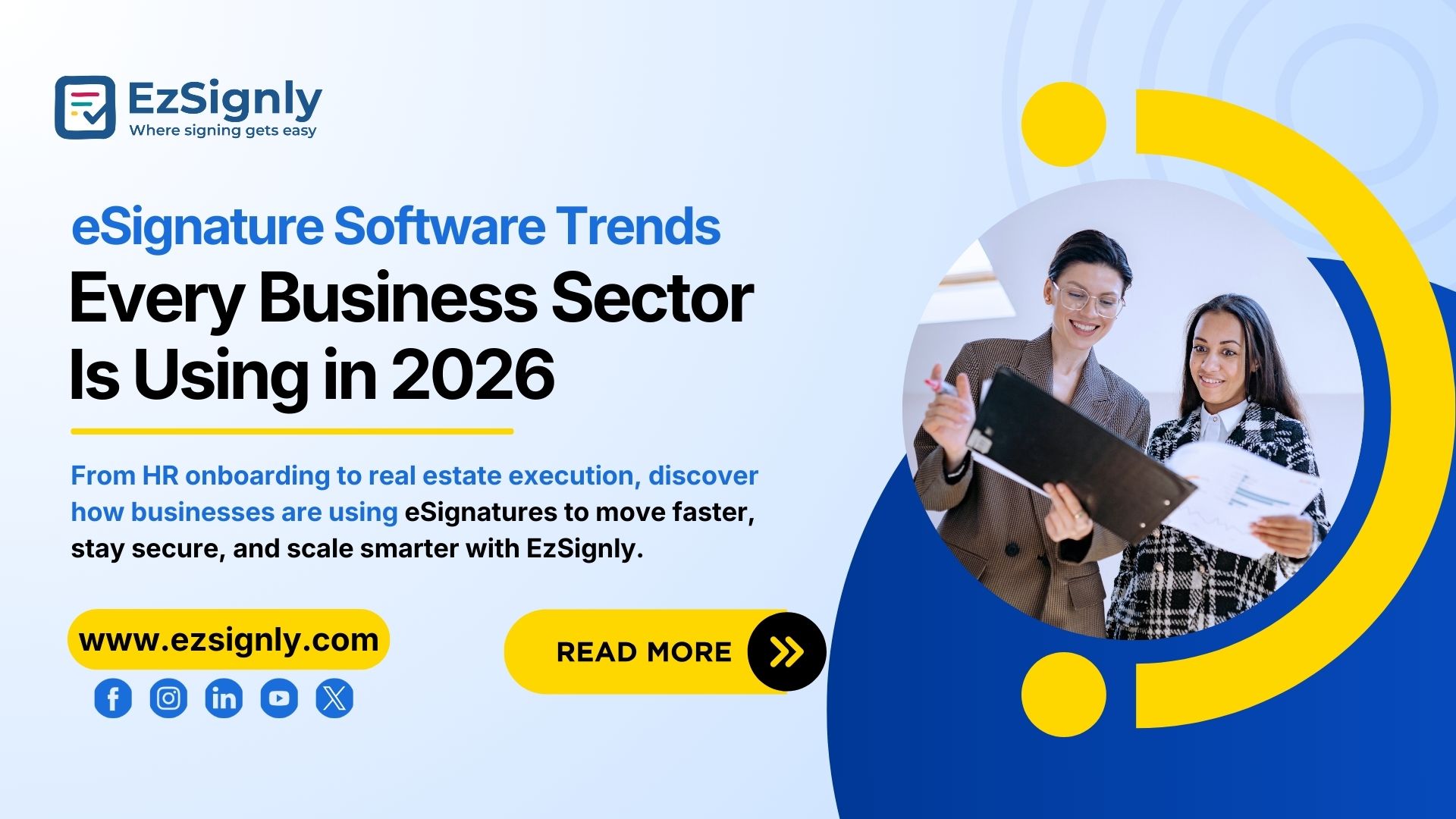 eSignature Software Trends Every Business Sector Is Using with EzSignly in 2026
