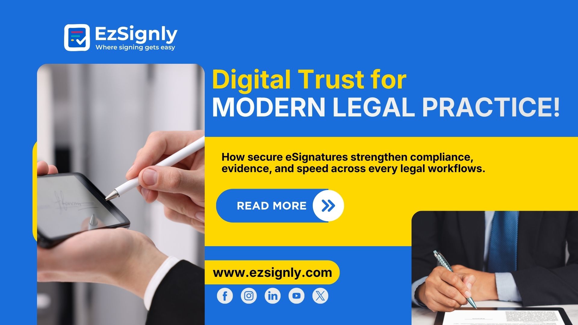 Digital trust in a paperless e-sign: the rise of EzSignly’s eSignatures for legal firms