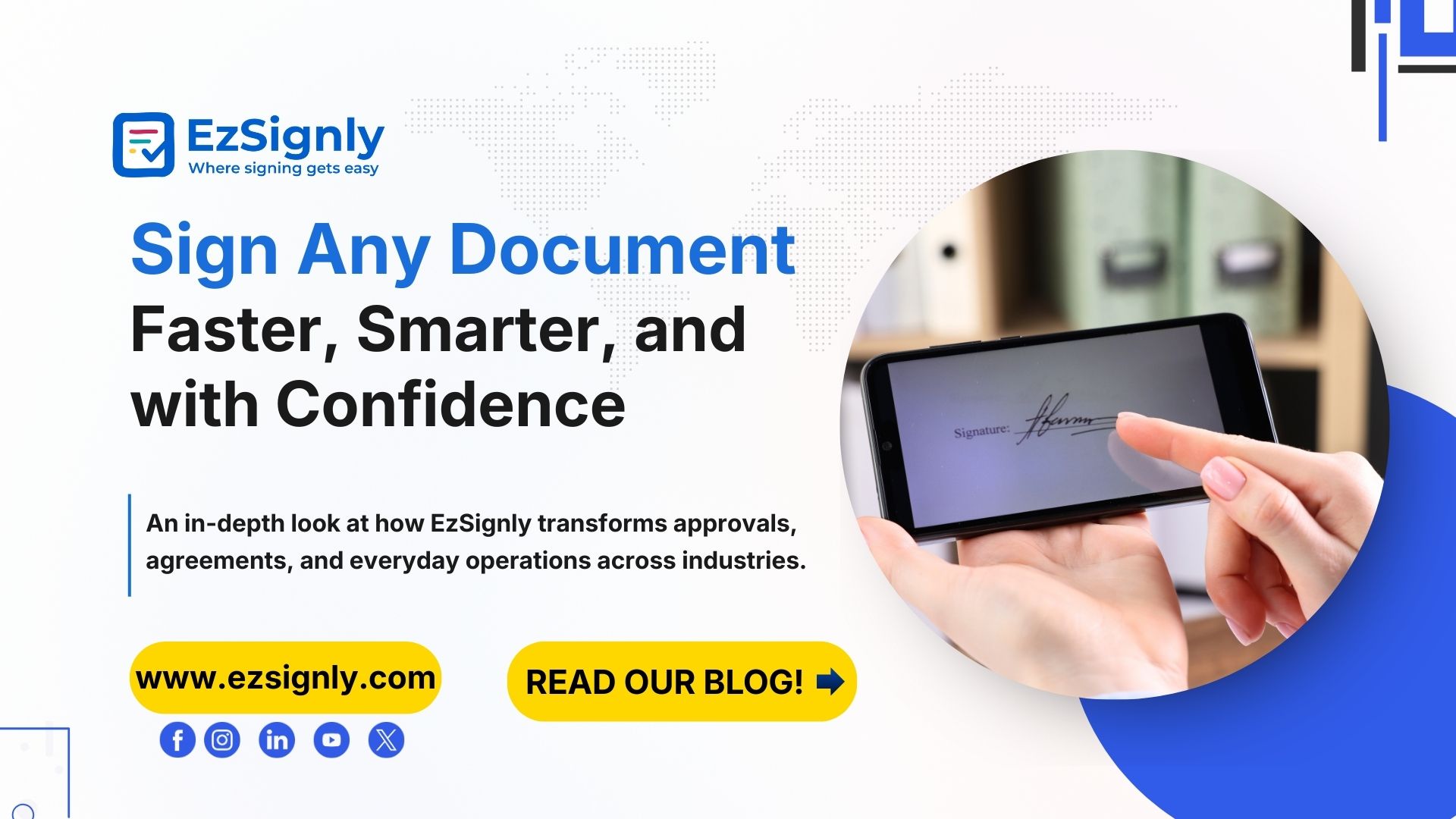 EzSignly: Electronic Signature Software to Sign Any Document with Confidence