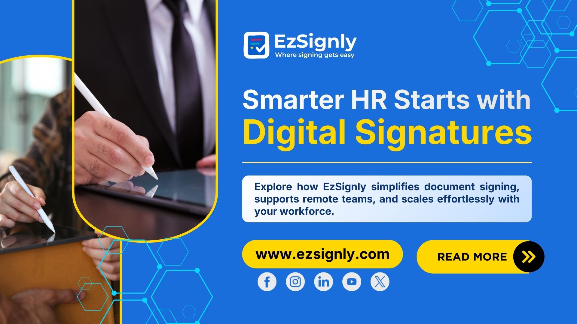 How to Empower HR Operations with Document eSignatures Using EzSignly