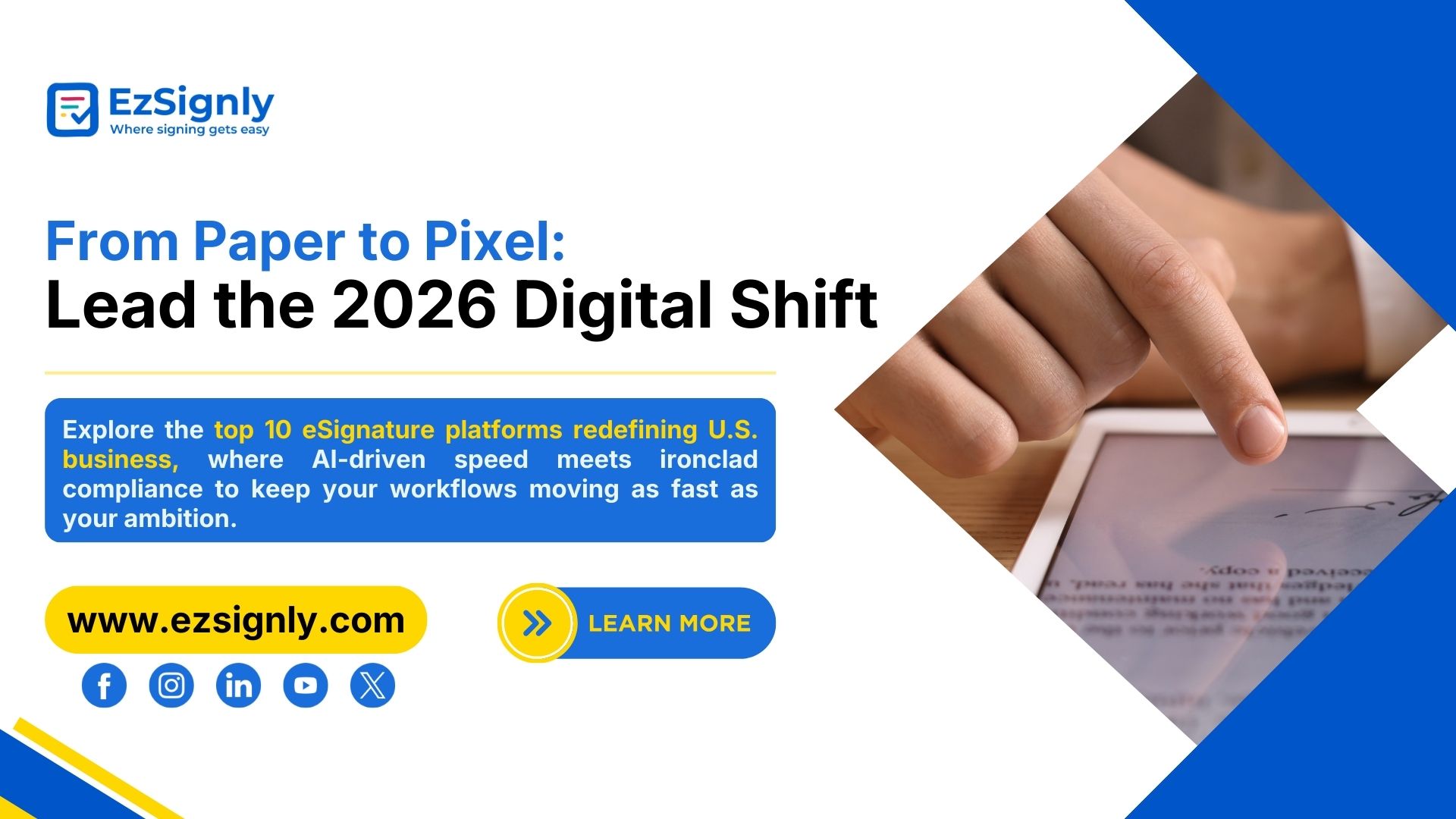 Top 10 eSignature Tools for U.S. Businesses in 2026