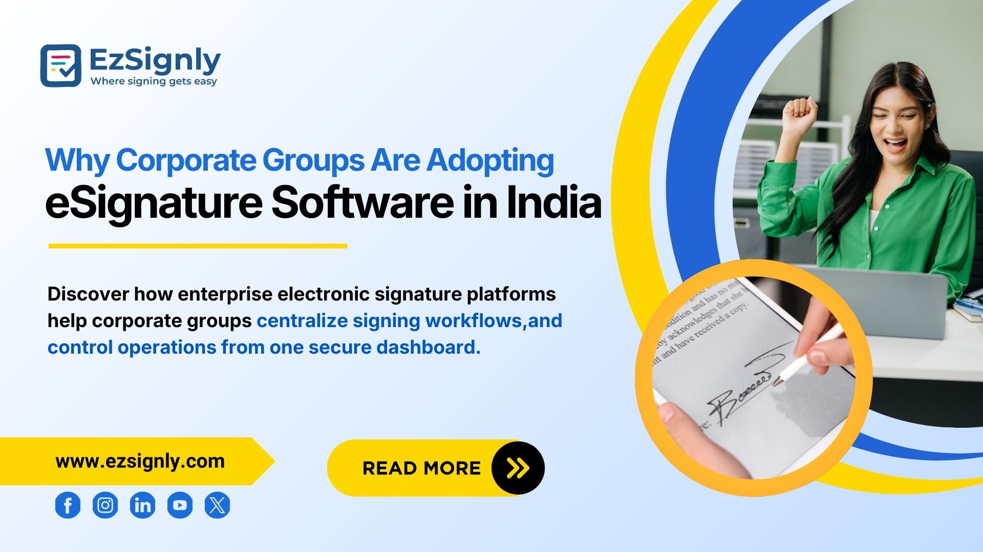 Top Reasons Corporate Groups Should Implement Electronic Signature Software In India