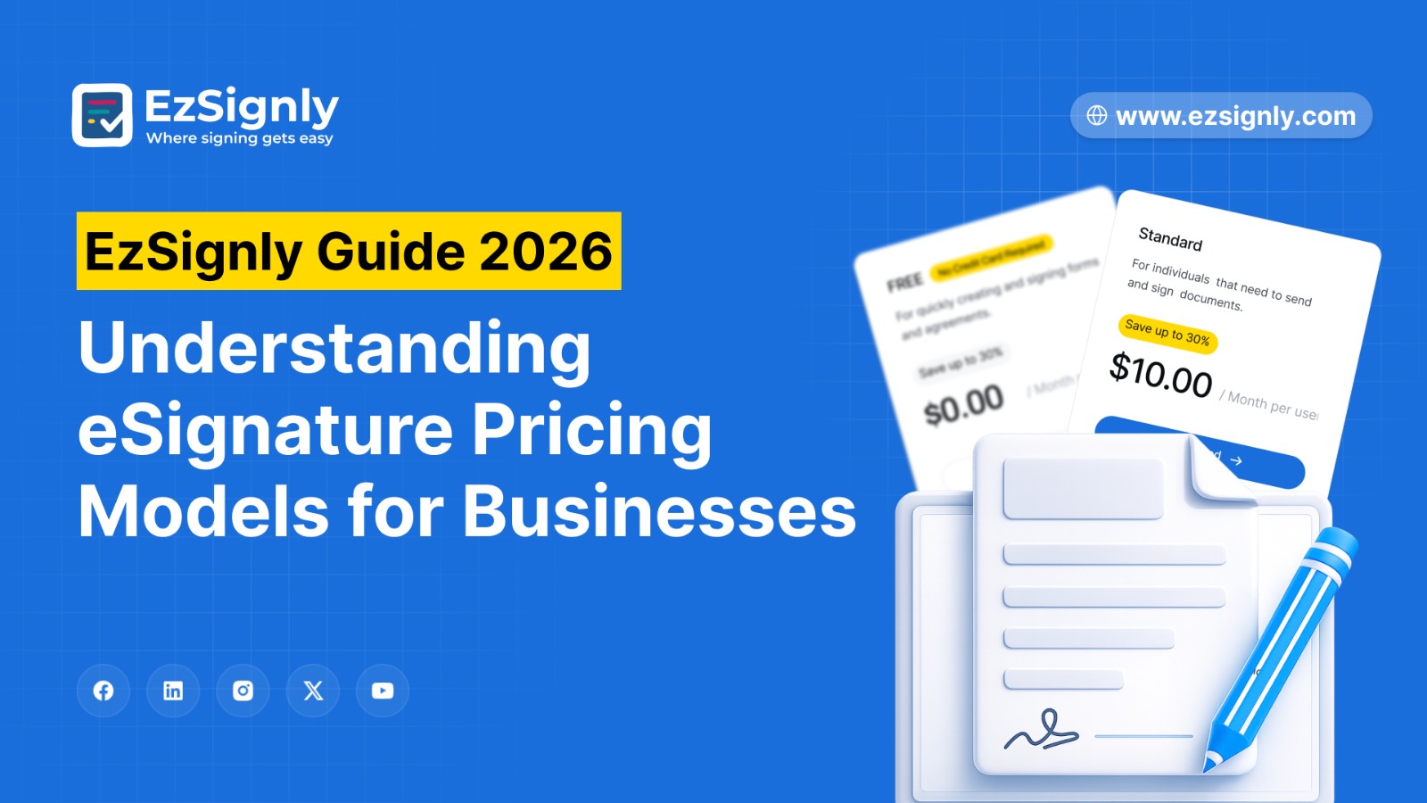 E-signature Pricing Online