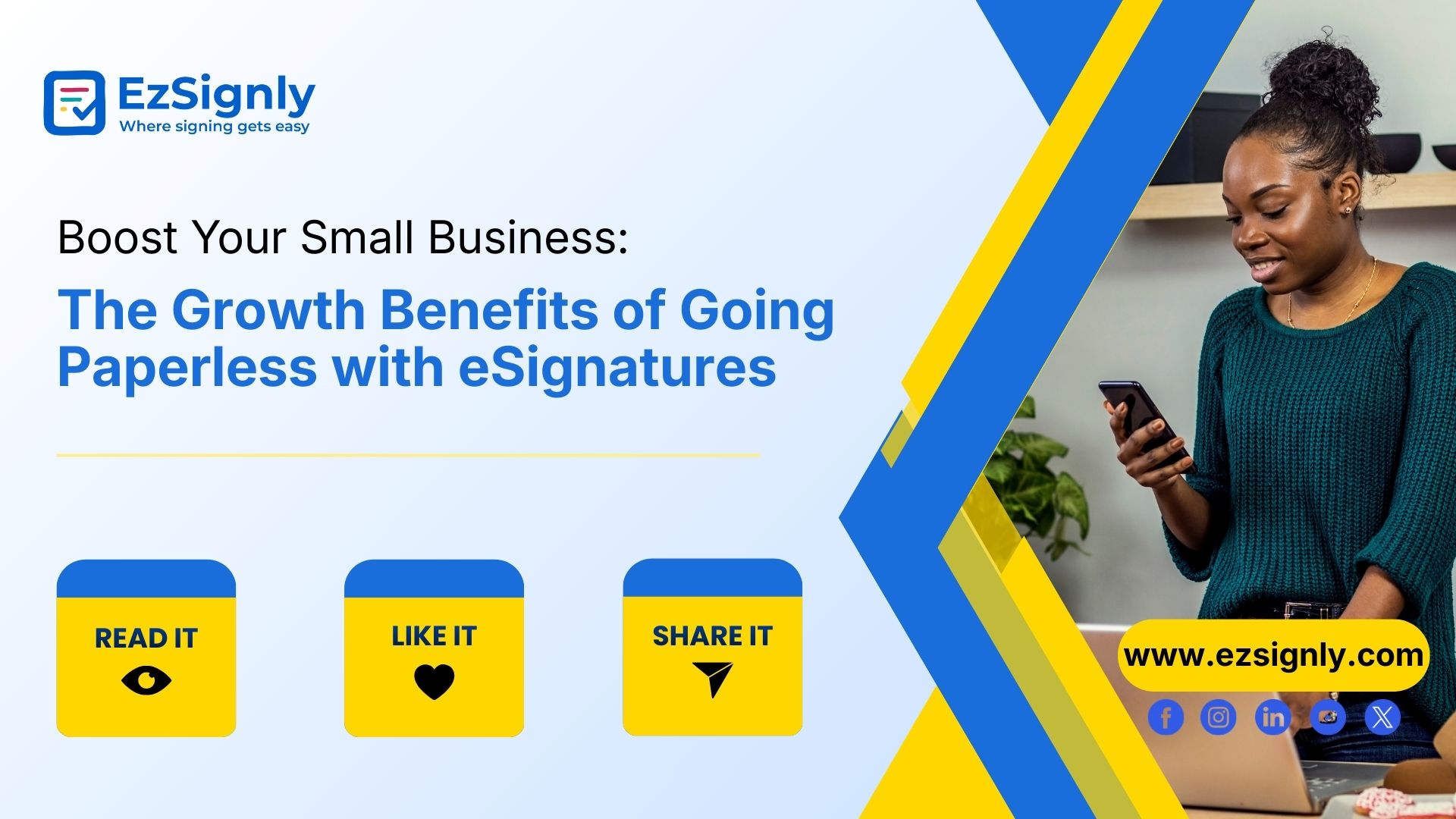Boost Your Small Business: The Growth Benefits of Going Paperless with eSignatures