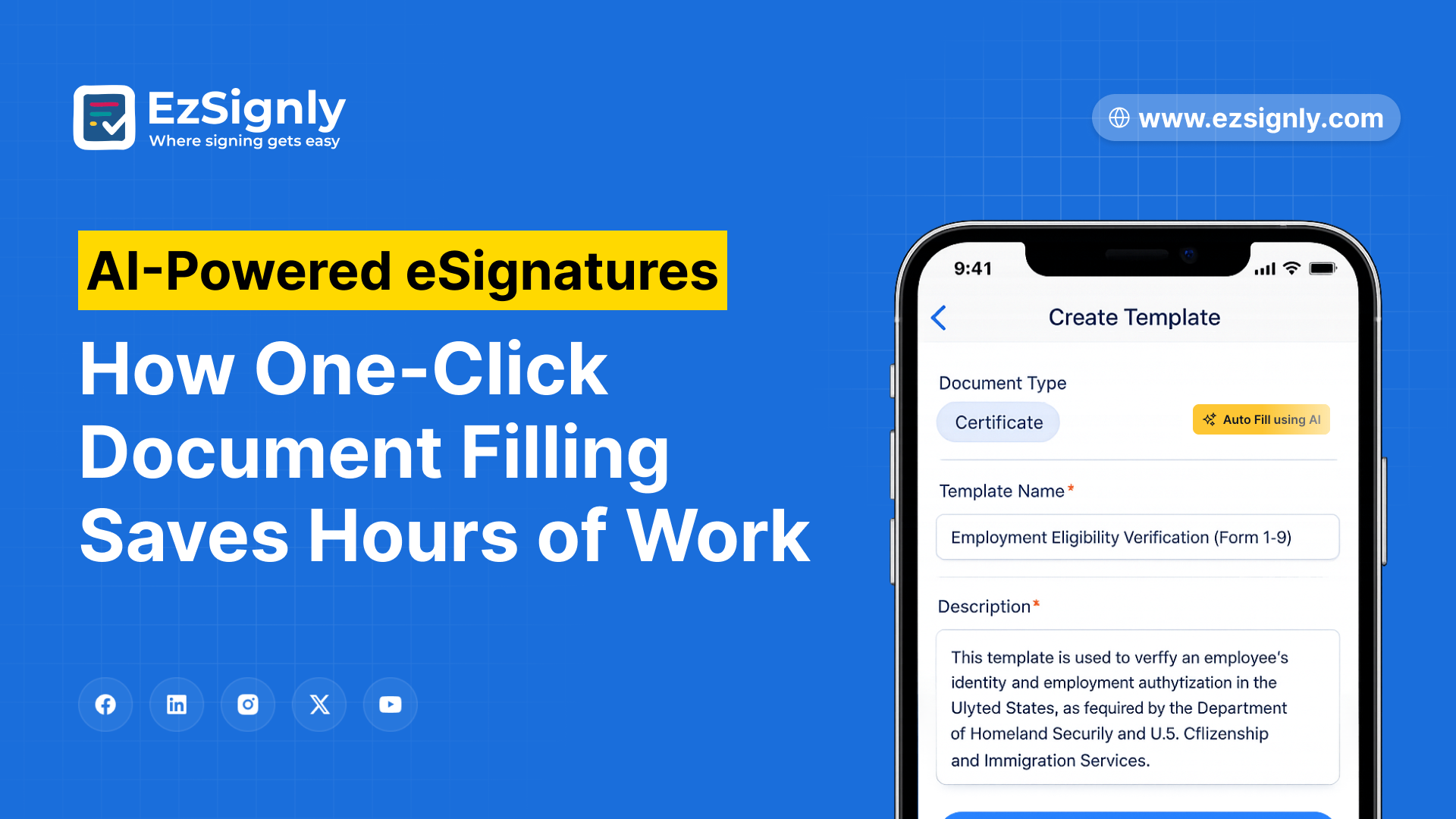 AI-Powered eSignatures: How One-Click Document Filling Saves Hours of Work