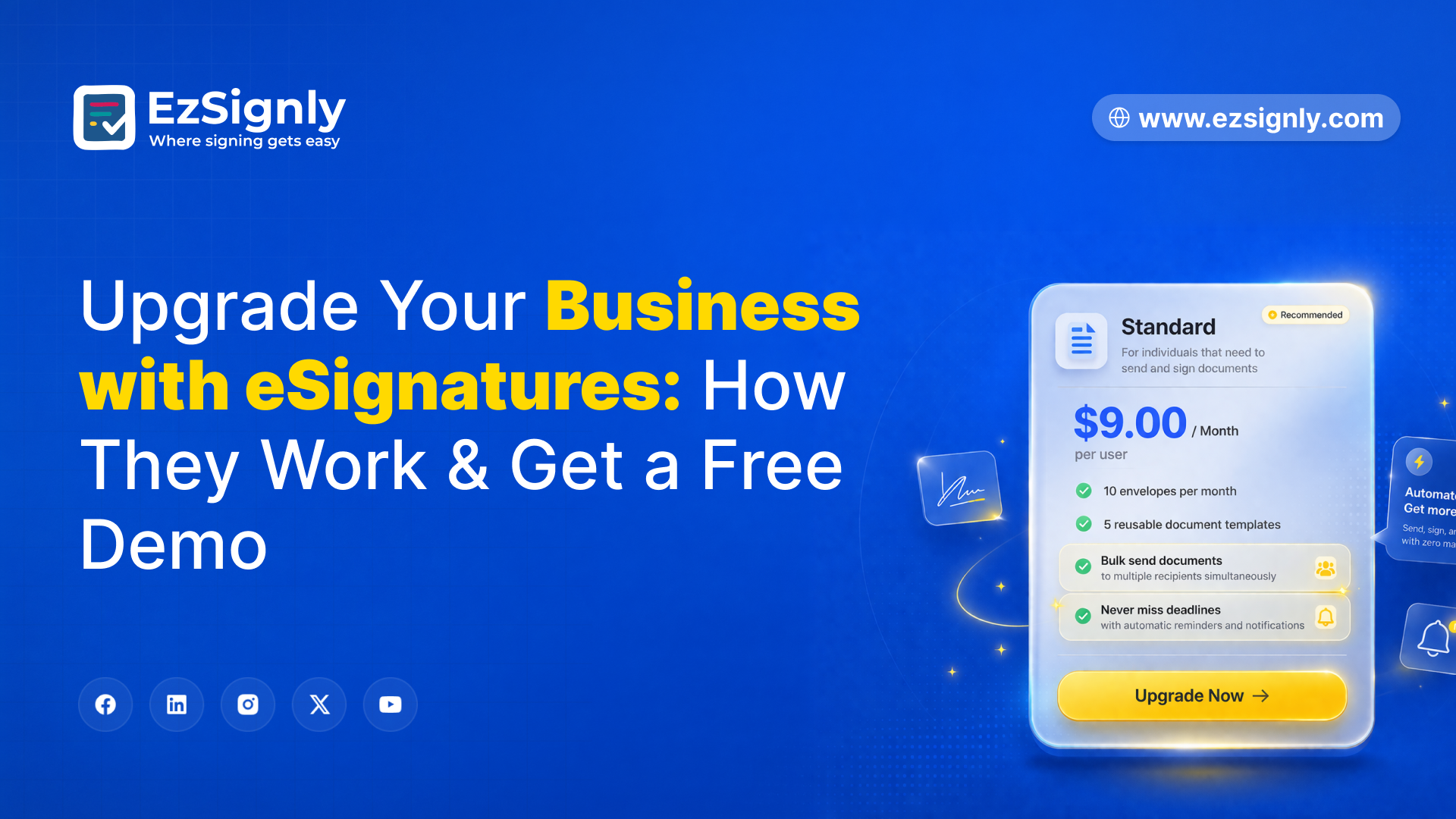 Upgrade Your Business with eSignatures in Illinois: How They Work & Get a Free Demo