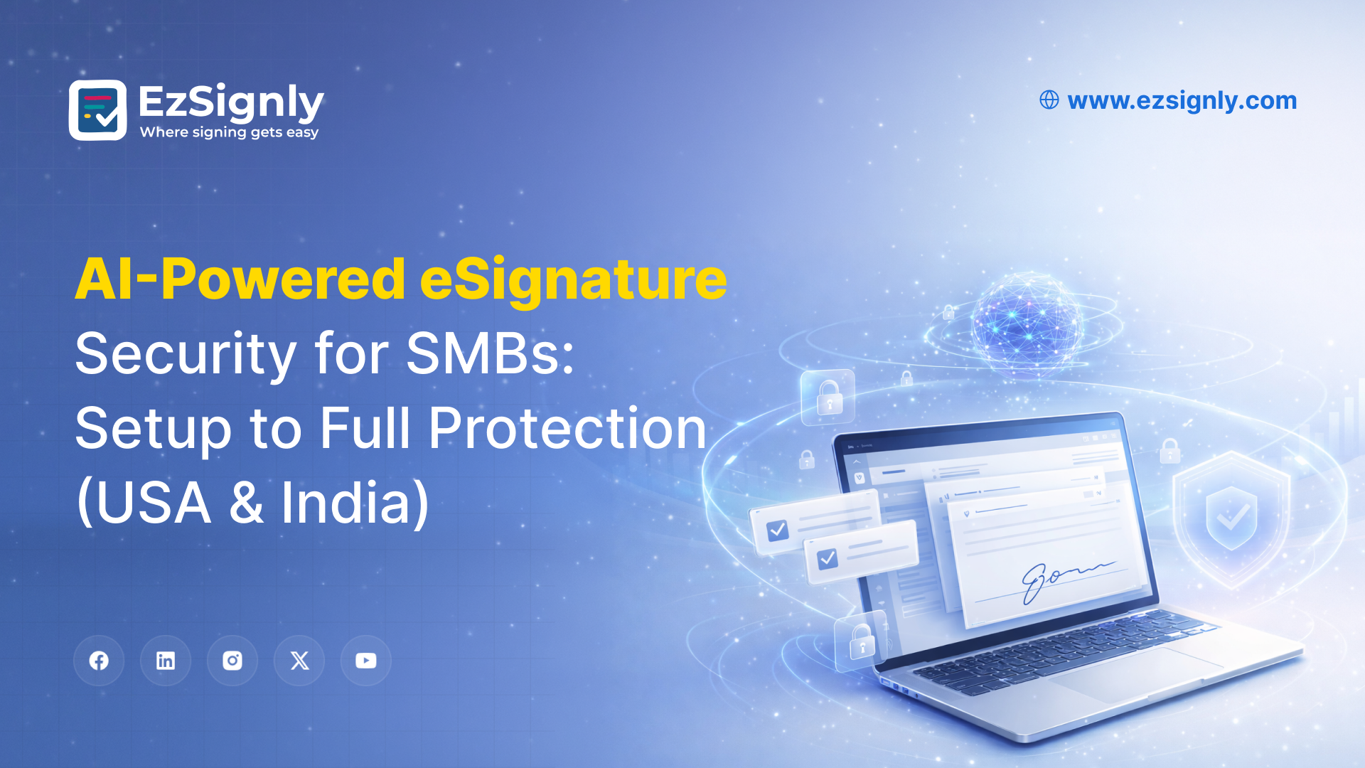 AI-Powered eSignature Security for SMBs: Setup to Full Protection (USA & India)