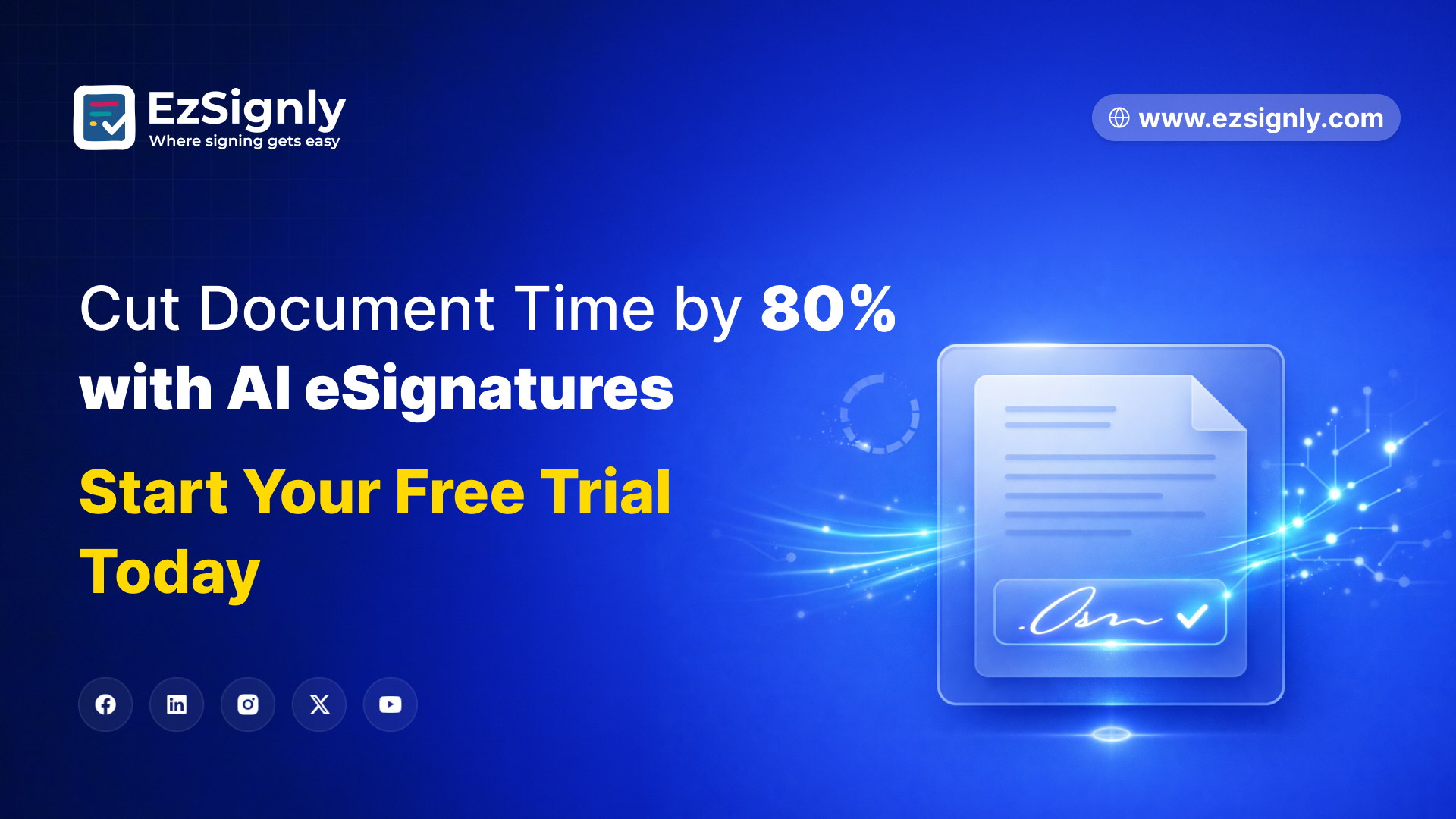 Cut Document Time by 80% with AI eSignatures – Start Your Free Trial Today