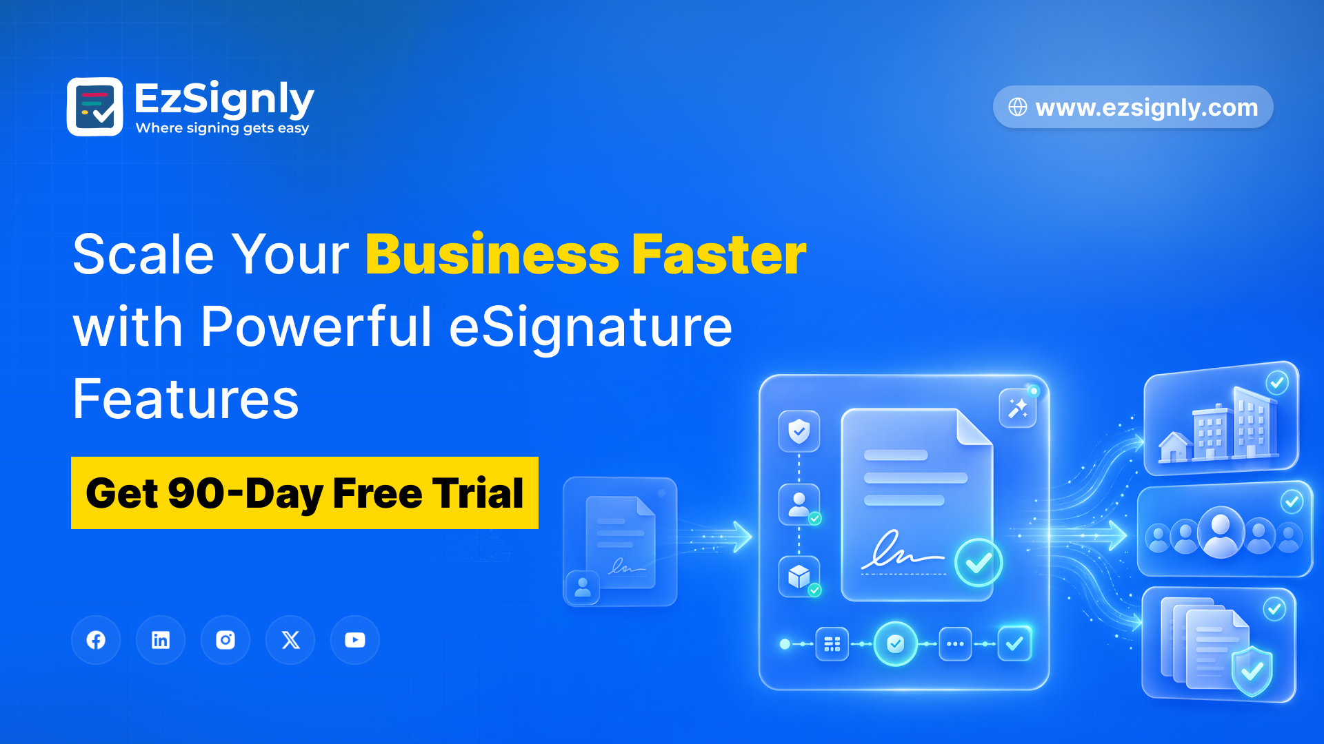 Scale Your Business Faster with Powerful eSignature Features - Start Your 90-Day Free Trial