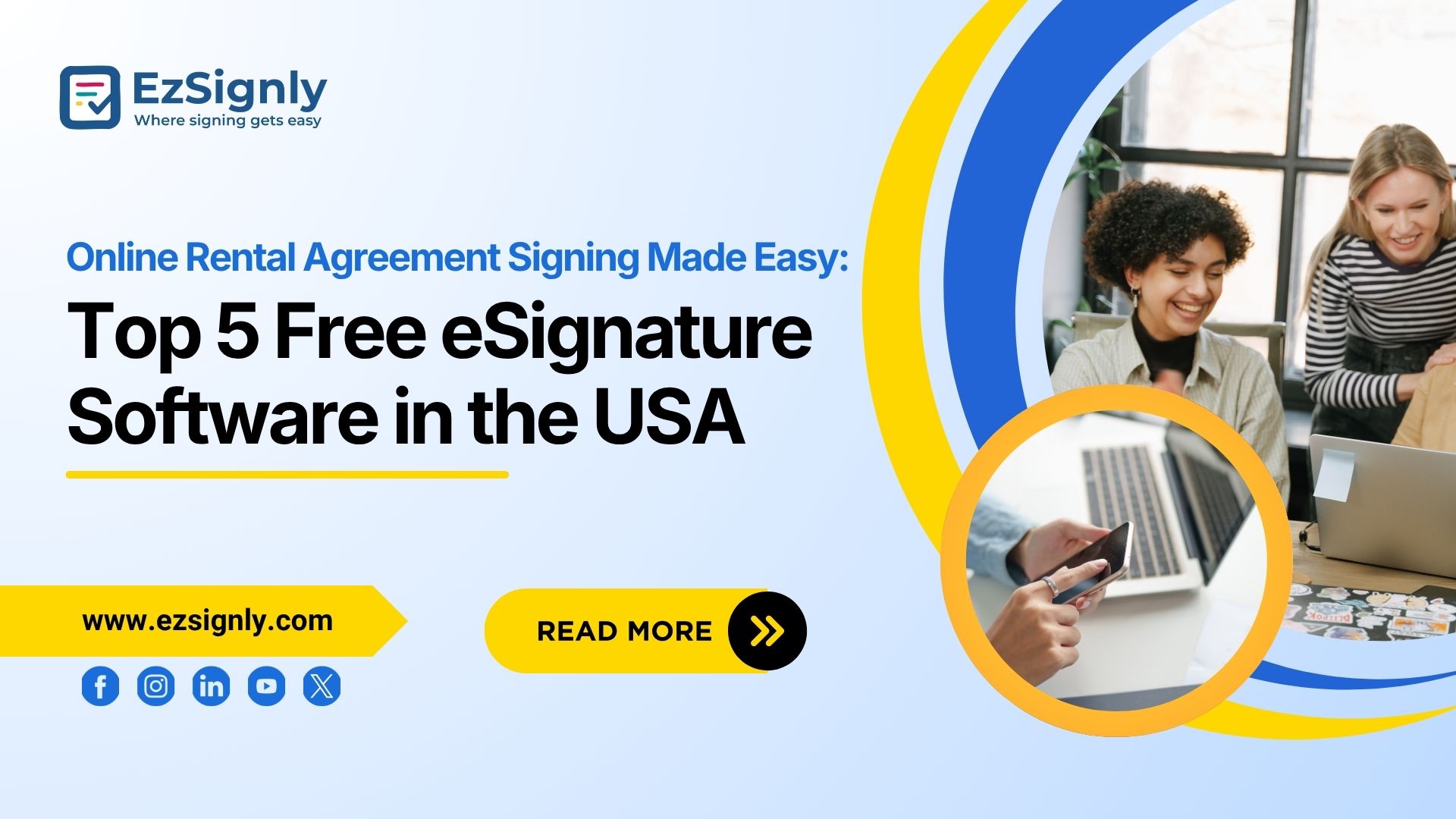 Online Rental Agreement Signing Made Easy: Top 5 Free eSignature Software in the USA