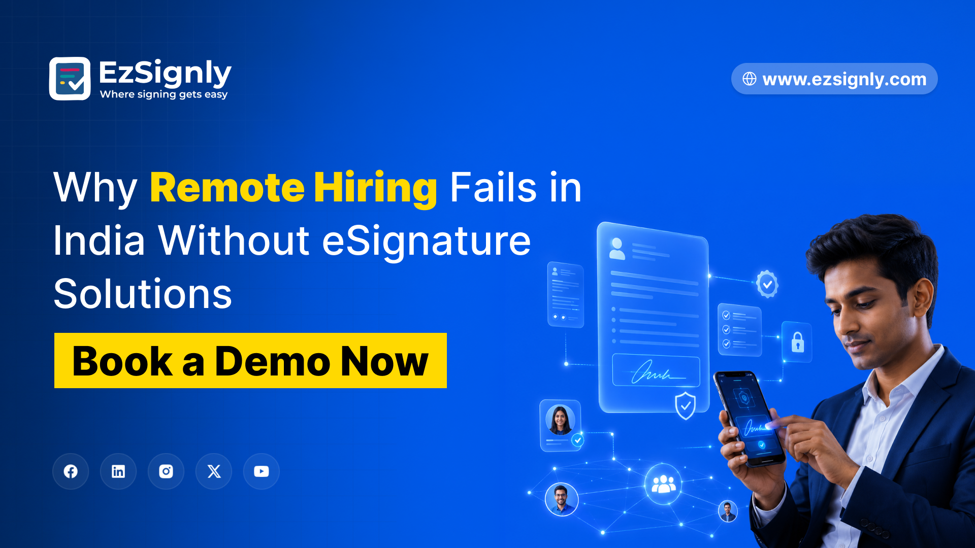 Why Remote Hiring Fails in India Without eSignature Solutions – Get a Free Trial Today