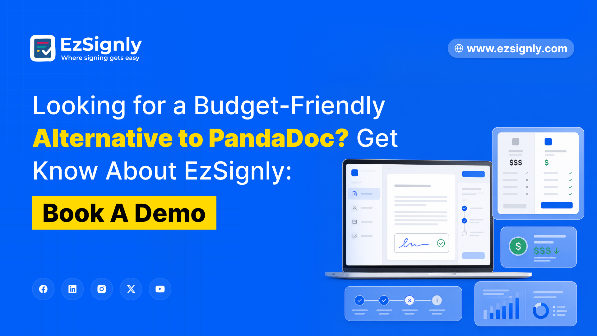 Looking for a Budget-Friendly Alternative to PandaDoc? Get Know About EzSignly: Book a Demo