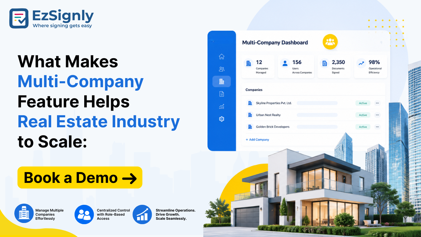 What Makes Multi-Company Feature Helps Real Estate Industry to Scale: Book a Demo
