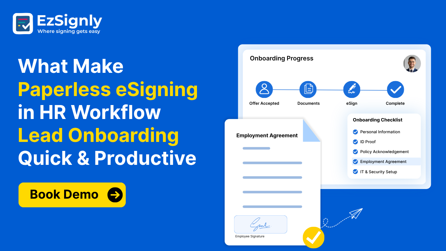 What Makes Paperless eSigning in HR Workflow Lead Onboarding Quick & Productive for HR Teams in the USA