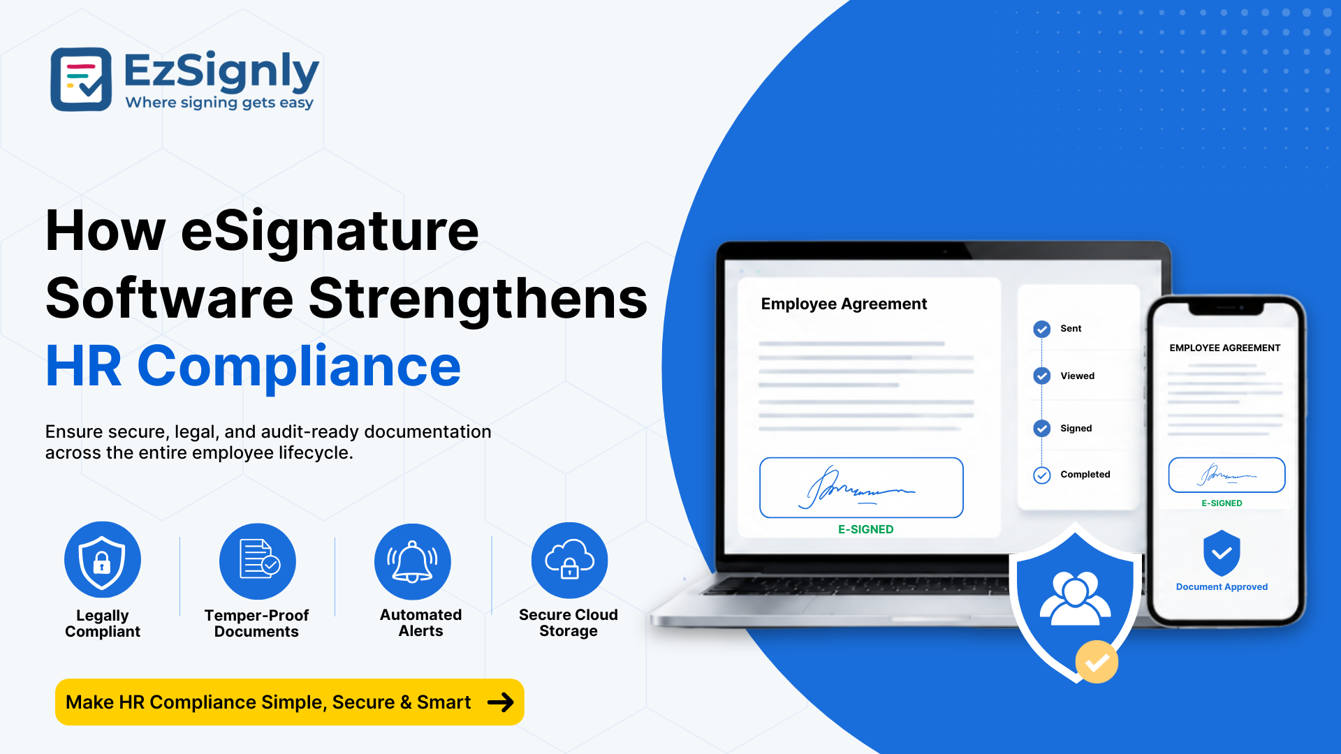 eSign Documents for HR Platform