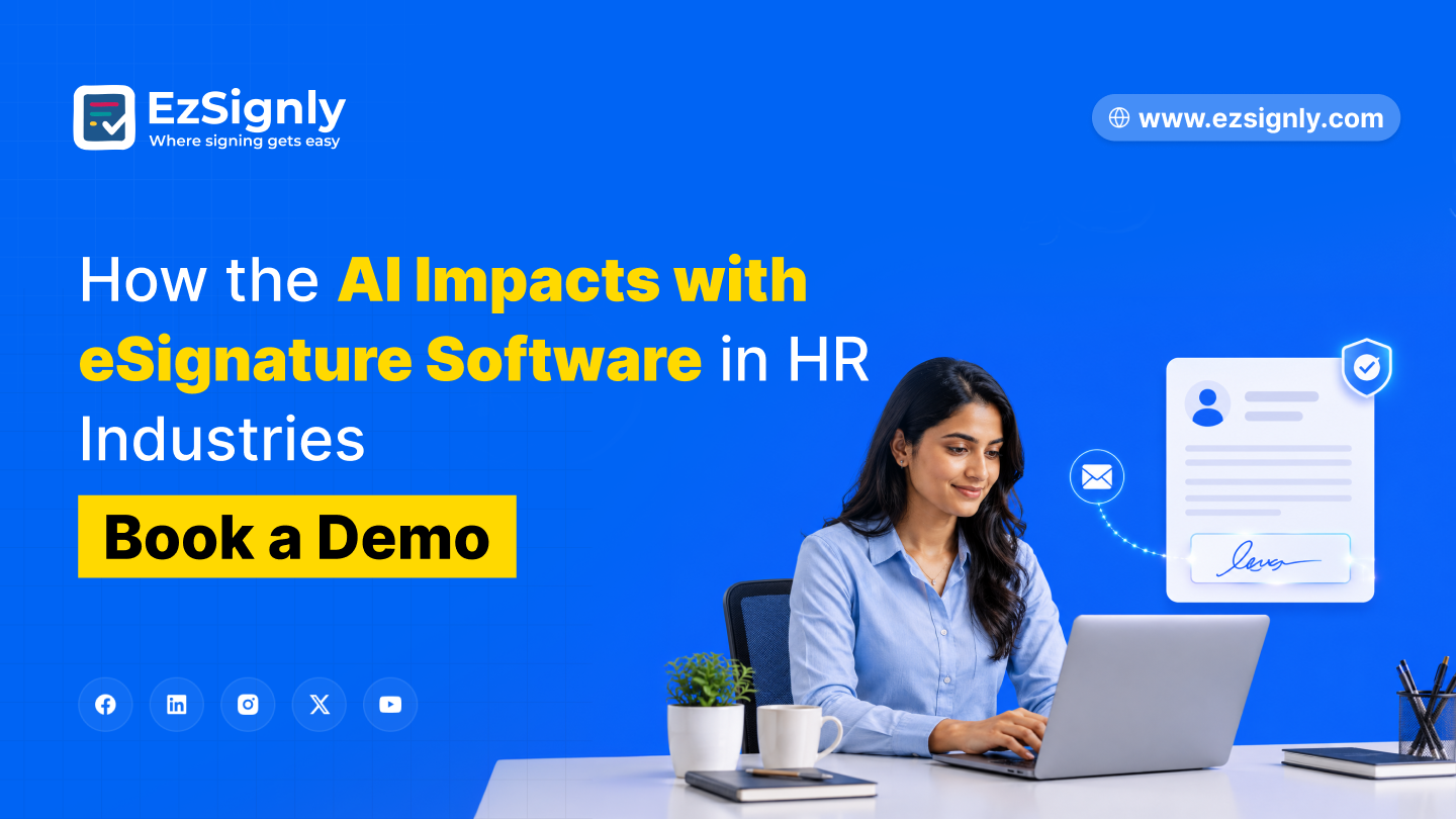 How the AI Impacts with eSignature Software in HR Industries: Book a Demo Today