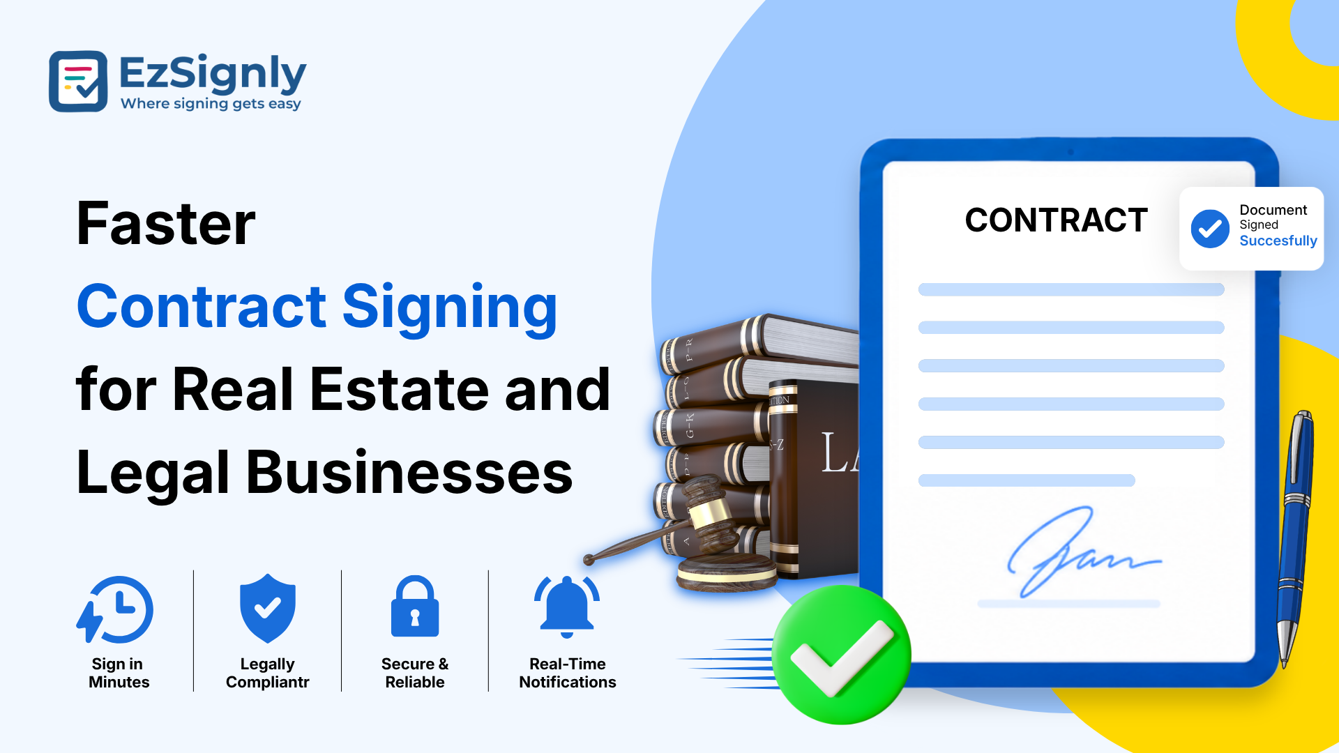 Digital Sign for Real Estate and Legal