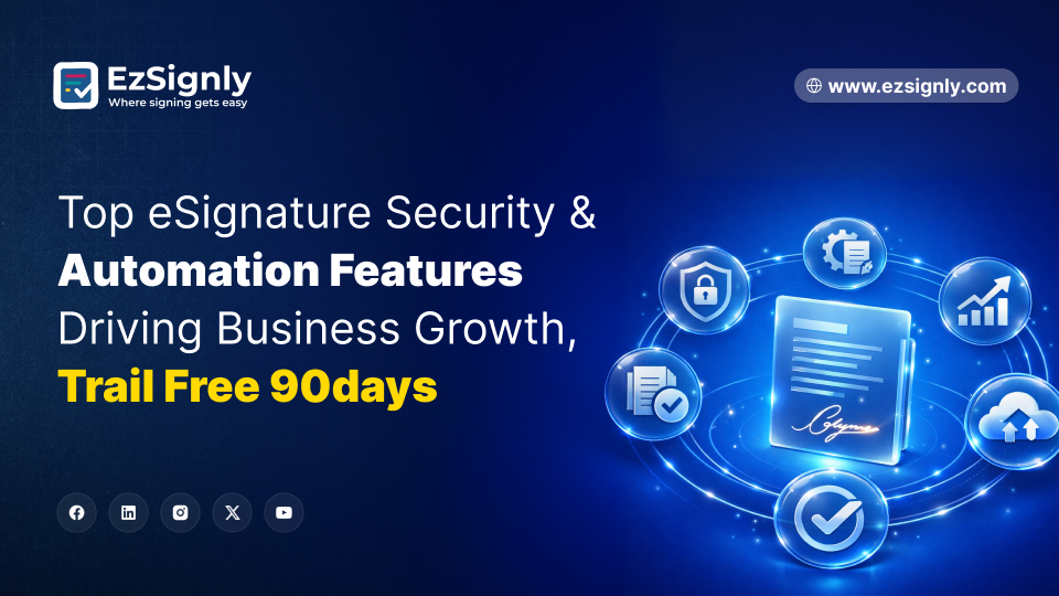 Top eSignature Security & Automation Features Driving Business Growth- 90 Days Free Trial
