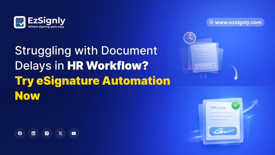 Electronic signatures for HR