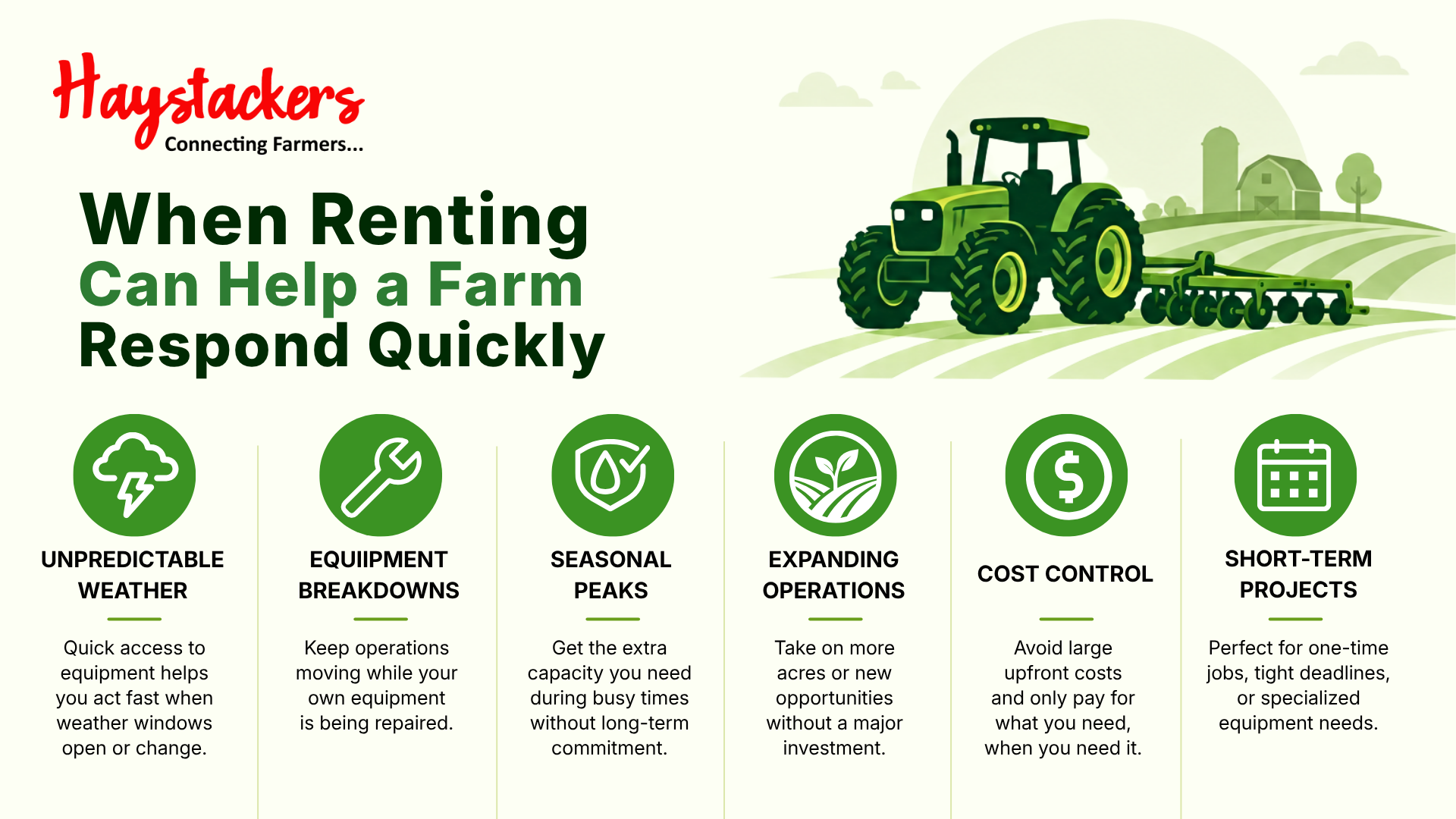 Farm Equipment Rentals